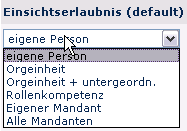 Rollen einsichtserlaubnis Rollen einsichtserlaubnis